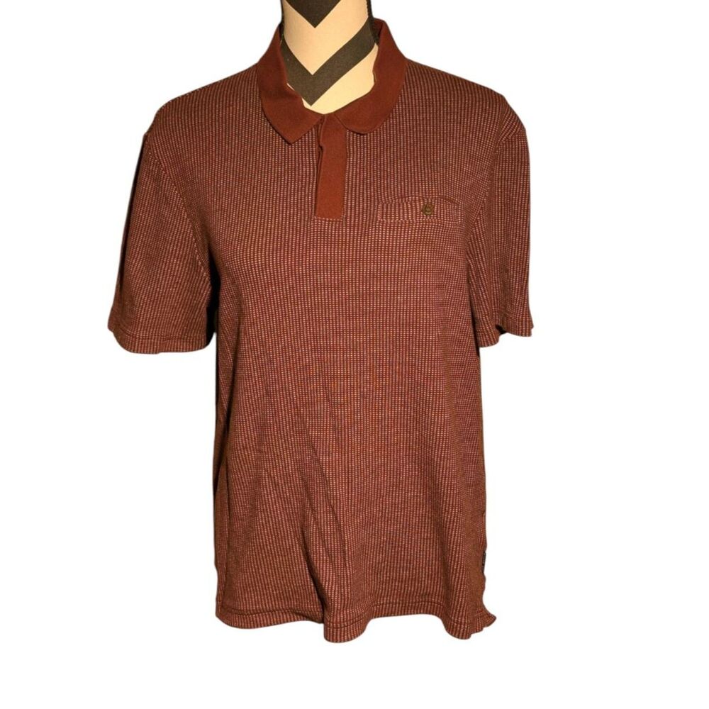 Ted Baker London Geometric Collar Polo Shirt - 100% Cotton - Size 4 (Large)